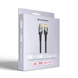 Кабель ArmorStandart HDMI - HDMI 2.1 8K 5m Black (ARM89320) - мініатюра 2