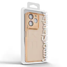 Защитный чехол для Realme Note 70 4G, Shade, золотой, TPU+PC, матовый, защита всего корпуса, панель-накладка, противоударный, с высокими бортами, амортизирует удары при падениях, ArmorStandart (ARM88827) - мініатюра 3