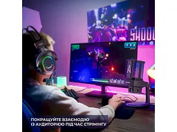 Мікрофон для ПК/ для стрімінгу, подкастів Fifine Q8PRO Black - мініатюра 5