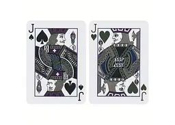Карти гральні United States Playing Card Company Bicycle Peacock (purple) (ВР_КГБПП) - мініатюра 3
