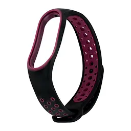 Ремінець Nike Sport Mi Band 5/6/7 Black Purple