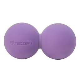 Куля масажна TECOFIT Fitness Peanut Silicon ball 12.8x6.4 см Фіолетовий (TOP19045128) - мініатюра 2
