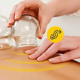 Вакуумні масажні банки 4FIZJO для тіла (китайські/атницелюлітні банки) 12 шт скляні (P-5905973402231) - мініатюра 3