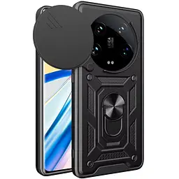 Чохол Ummi Camshield Serge Ring для Xiaomi 14 Ultra Чорний / Black