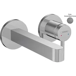 Змішувач для умивальника Hansgrohe Finoris прихованого монтажу з виливом 16.8 см brushed black chrome 76051340