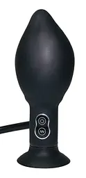 Надувна анальна пробка True Black Vibr.Plug з вібрацією Orion 42-05746000000 87781 - мініатюра 3