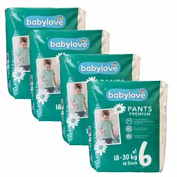 Підгузки-трусики Babylove Premium 6 xxl (18-30 кг) 72 шт