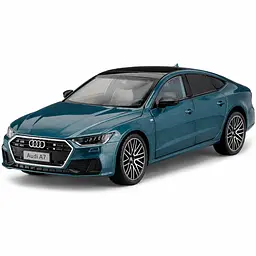 Колекційна металева модель автомобіля АвтоЕксперт Audi A7 з інерцією, світлом та звуком 1:24  - мініатюра 10