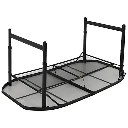 Стіл Bo-Camp Northgate Oval Black Grey 150 x 80 см (1404188) - мініатюра 4