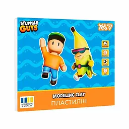 Пластилін "Yes" Stumble Guys 16 кольор. 320гр №540724