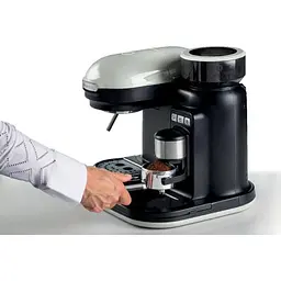 Рожкова кавоварка еспресо Ariete 1318 Espresso Moderna White (1318/01) - мініатюра 8