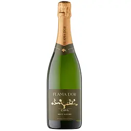 Вино ігристе Flama d'Or Cava Brut Natur біле 11.5% 0.75 л