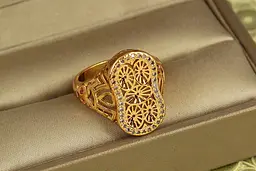 Кільце Xuping Jewelry Мандала Світла р 17 золотисте