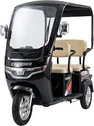 Електроскутер Триколісний Crosser TR7 VAGON (1000W, 72V,24Ah) Чорний - мініатюра 4
