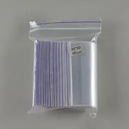 Пакети Zip-Lock прозорі 10x10 см, 100 шт, 50 мкм, поліетиленові пакети із застібкою - мініатюра 3