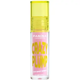 Блиск- плампер для губ Parisa Lipgloss Crazy Plump відтінок №102 Rose sparkle 