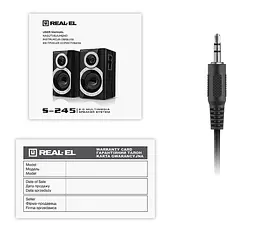 Компьютерные колонки 2.0 REAL-EL RS245 20Вт Black - мініатюра 10