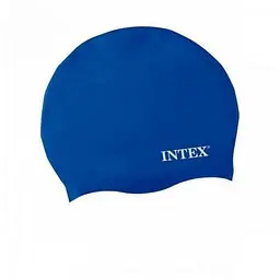 Силіконова плавальна шапочка Intex 55992 Синій