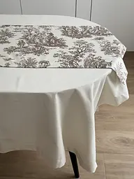 Ранер доріжка Ecotton DUCK 45x170 см для обіднього столу водовідштовхувальна Italiano бежевий (30497 Beige) (25004)