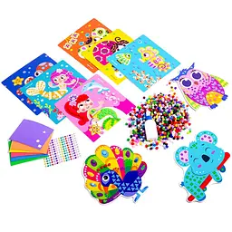 Набір для творчості Vladi Toys Creative Box Сова 9 картинок VT4433-08  - мініатюра 2