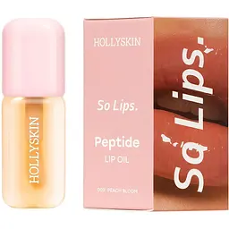 Увлажняющее масло для губ Hollyskin So Lips. Peptide Lip Oil 002. Peach Bloom (0418h)