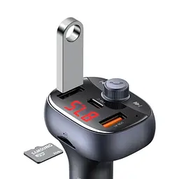 Автомобільний зарядний пристрій McDodo 72W 2A1C FM Car Charger CC-5950 Чорний - мініатюра 2