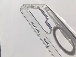 Чохол протиударний для Samsung Galaxy S25 Ultra (S938) Clear Case Ultra Hybrid with MagSafe Прозорий - мініатюра 7