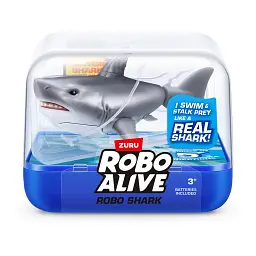 Интерактивная игрушка для ванны Robo Alive Робоакула серая на батарейках