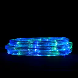 Світлодіодна LED новорічна гірлянда прозорий шланг силіконовий 9.8 м Дюралайт мульти колір - мініатюра 10