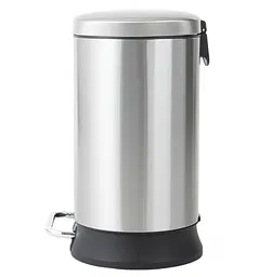 Відро для сміття з плавним закриттям овальне Mixxus Premium Strong-TC0105 SS Color 5л нержавіюча сталь MI7080, Нержавіюча сталь - мініатюра 4