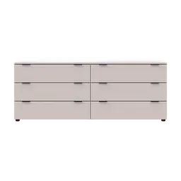 Комод Doros Рон 9 Кашемір 6 Шухлядок 160х38х62 (41516174) - мініатюра 5