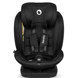 Дитяче автокрісло Lionelo Bastiaan i-Size Black Grey, чорне (LO-BASTIAAN I-SIZE BLACK GREY) - мініатюра 4