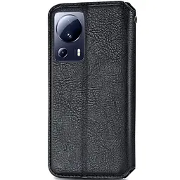 Шкіряний чохол-книжка GETMAN Cubic (PU) для Xiaomi 13 Lite Чорний - мініатюра 2