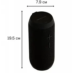 Портативна бездротова Bluetooth-колонка Hopestar P7/10W, Bluetooth, TWS, FM, MP3, AUX, Mic Чорна - мініатюра 6