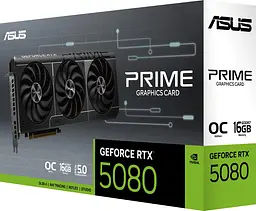 Видеокарта ASUS RTX 5080 16GB PRIME EVO OC (PRIME-RTX5080-O16G-EVO) (GDDR7, 256 bit, PCI-E v5.0 x16) - миниатюра 9