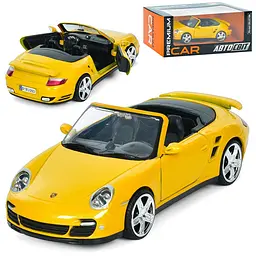 Машина 1:24 Porsche 911 Turbo Cabriolet металева двері відчиняються (AP-1932)