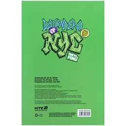 Блокнот Kite Ninja Turtles 1 А5, термобіндер, 64 аркуші, нелінований (NT25-193-1) - мініатюра 3