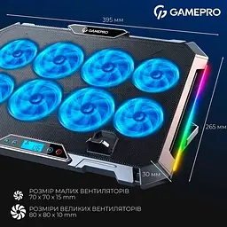 Підставка для ноутбука до 17" CP795, Black GamePro teh0023860 - мініатюра 7