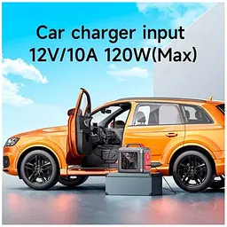 Портативна електростанція Hoco DB28, 80000 mAh, 300W, 3USB, Type-C, AC, PD, QC, black - мініатюра 11