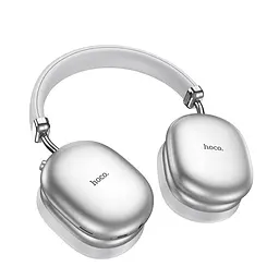 Бездротові накладні навушники HOCO W35 Max Auspicious ANC noise reduction BT headphones Silver (6942007631297) - мініатюра 3