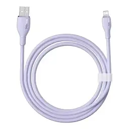 Кабель Baseus Pudding Series Fast Charging Cable USB to Lightning 2.4A 1.2m P10355700511-00 Purple - мініатюра 2