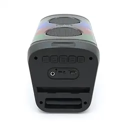 Акустична система Voltronic з підсвічуванням ZQS4246, 2х15W, вбудований акум 3600mAh, живлення від USB кабелю, Black, Box - мініатюра 5