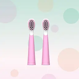 Насадки Vega Kids VK-11P Junior до дитячої звукової зубної щітки VK-500P рожеві - мініатюра 3
