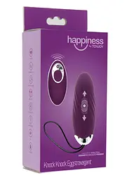 Віброяйце Toy Joy Knock Knock Eggstavagant 8.9 см фіолетовий - мініатюра 6