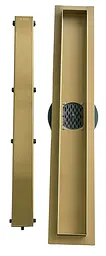 Душовий канал VBI Fort 2в1 50 brushed gold VBI-060105BG - мініатюра 3