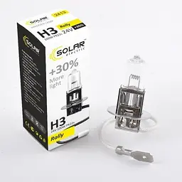 Автолампа галогенна Solar Starlight +30% / H3 / 100W / 24V / 1 шт (2413)