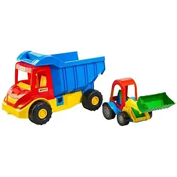 Іграшкова машинка вантажівка з трактором Multi truck