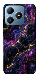 TPU чохол Demsky Purple space marble для Realme C63 4G