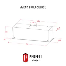 Витяжка повновбудована PERFELLI DESIGN VISION 9 BIANCO SILENZIO - мініатюра 17