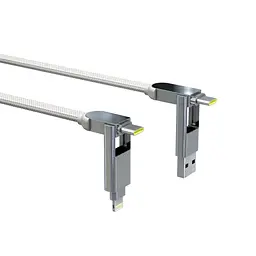 Кабель Rolling Square 6in1, inCharge XL 3 м, білий (XLL02R) - мініатюра 2